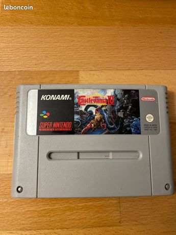 Jeu super Nintendo super castlevania IV