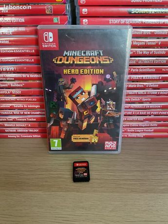 Jeu Switch Minecraft Dungeons Hero Édition