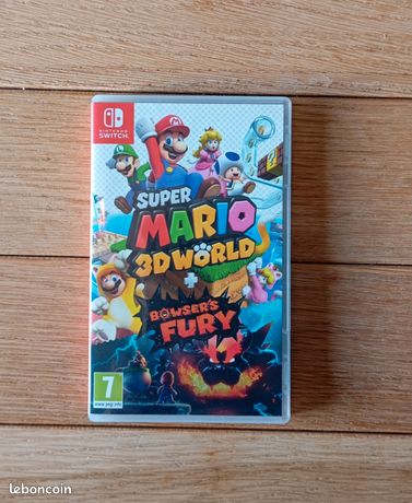 Jeu switch Super Mario 3D World Bowser's fury