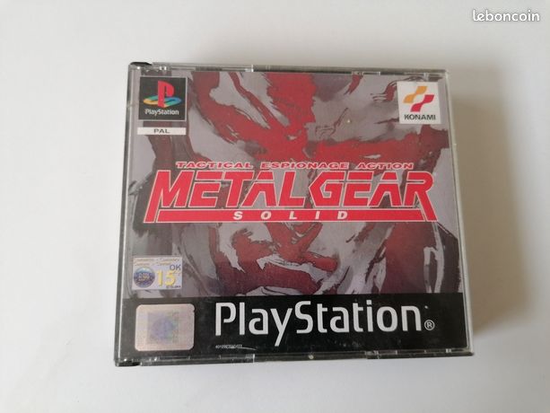 Jeu vidéo metal gear solid 1 Playstation 1 Sony