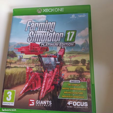 Jeu xbox one farming simulator 2017 platinum edition