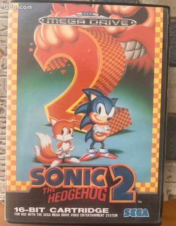Jeu Megadrive Sonic 2 the hedgedog