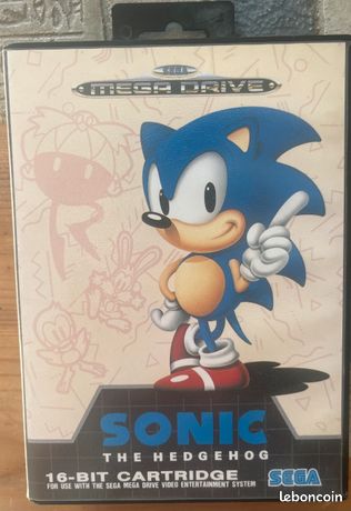 Jeu Megadrive Sonic the hedgedog