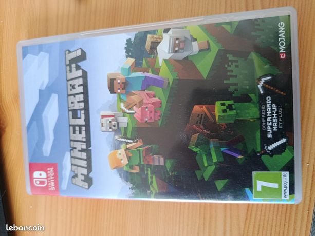 Jeu Minecraft sur nintendo switch