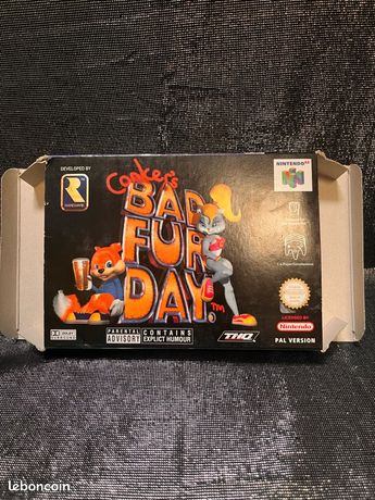 Jeu Nintendo 64 Conker’s Bad Fur Day