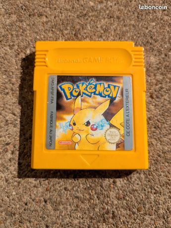 Jeu Nintendo pokémon jaune