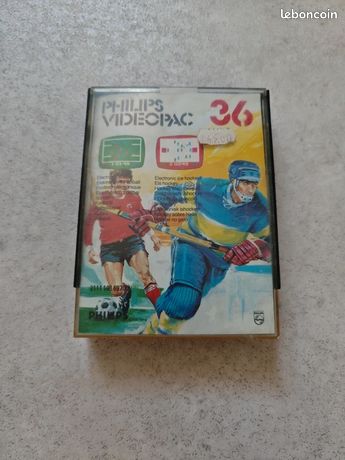 Jeu Philips Videopac 36 Football et Hockey électronique en boite