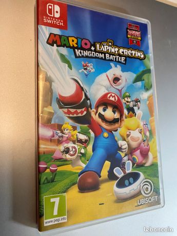 Jeu switch Mario et lapin cretin