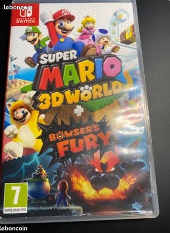 Jeu switch Super Mario 3D world + bowsers fury
