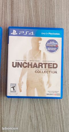 Jeu Uncharted collection ps4