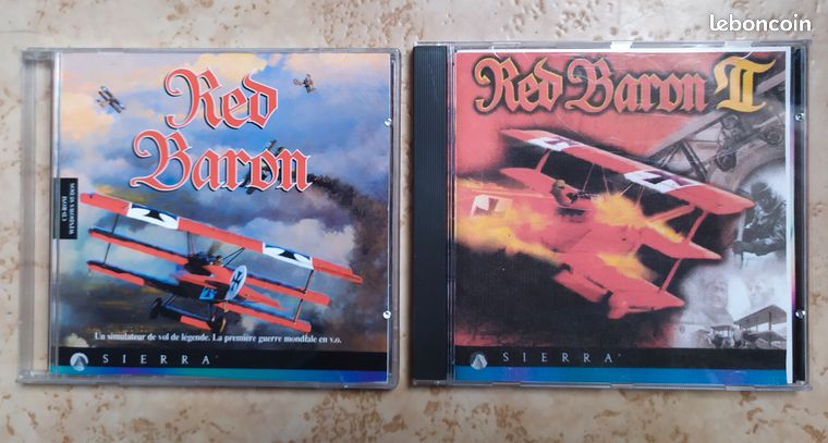 Jeux CD"Red Baron I et II" WIN 95