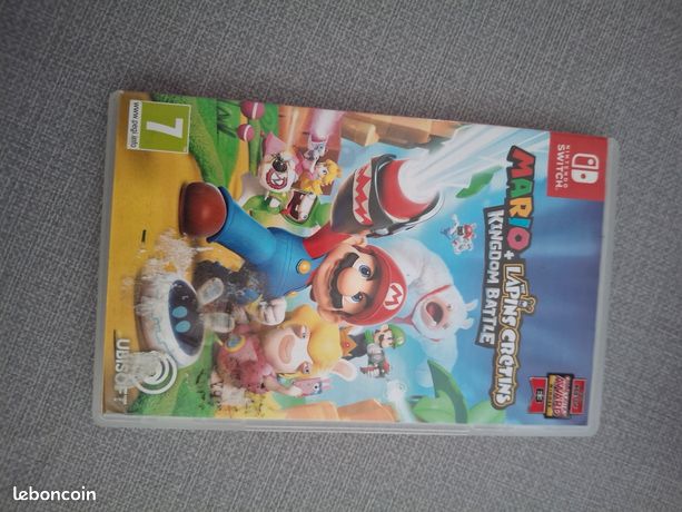 Jeux Mario + les lapins cretins switch