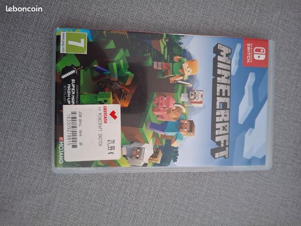 Jeux minecraft switch