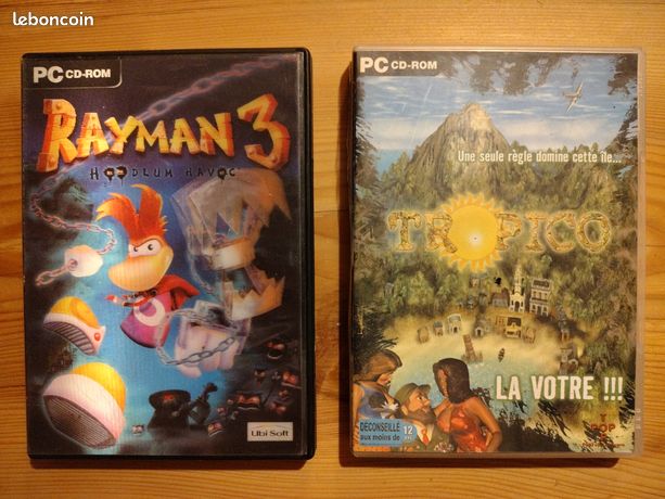 Jeux PC Rayman 3 et Tropico