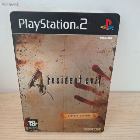 Jeux playstation 2 Resident Evil 4 steelbook édition française série limitée