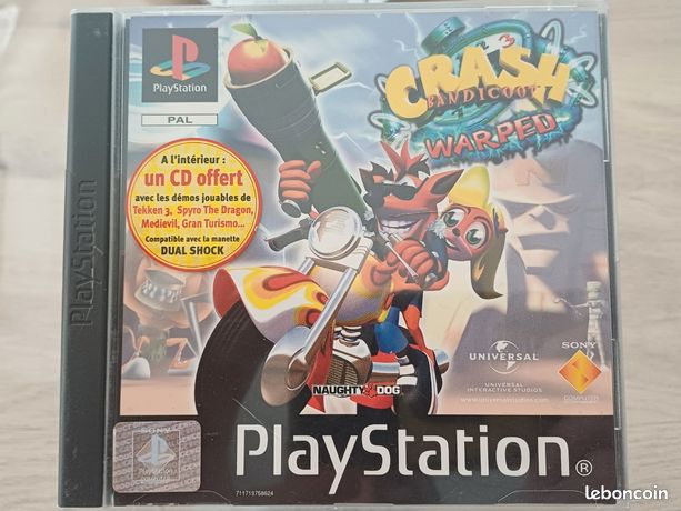 Jeux ps1 Crash bandicoot 3