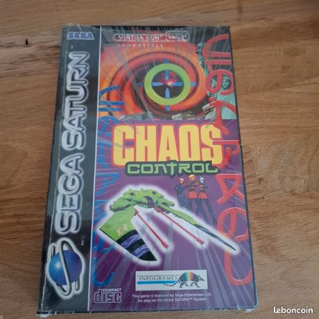 Jeux saturn chaos control neuf sous blister