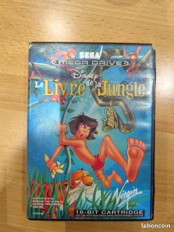 Jeux Sega Mega Drive Le livre de la jungle