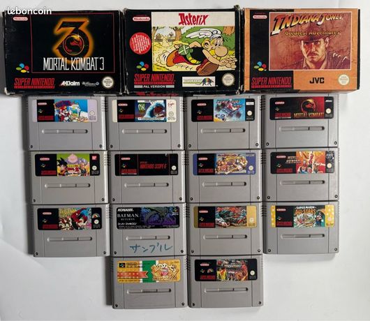 Jeux super Nintendo