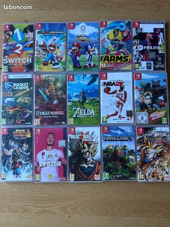 Jeux Switch à 10