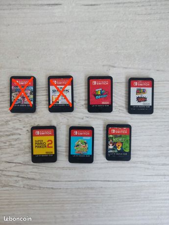 Jeux Switch en lot ou a l'unité