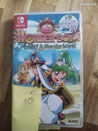 Jeux switch wonderboy asha in monster World