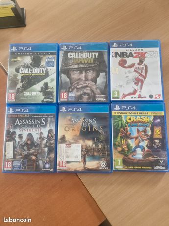 Jeux videos ps4