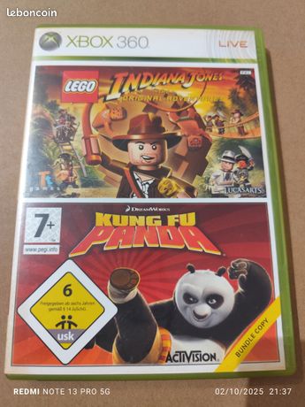 Jeux Xbox 360 Lego Indiana jones / Kung fu panda