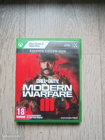Jeux xbox call of duty modern warfare 3