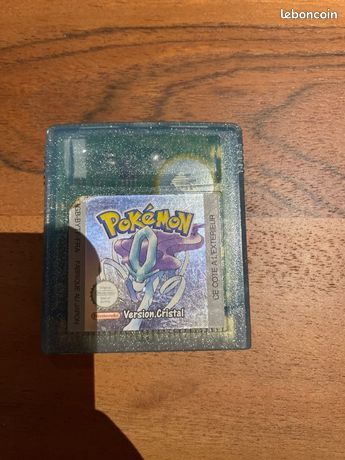 Jeux game boy Pokémon cristal