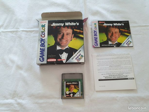 Jimmy white's cue ball nintendo gameboy color en boite