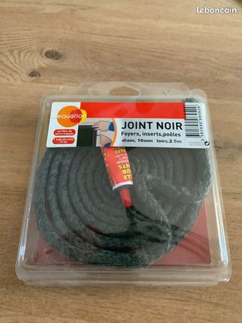 Joint noir pour poêle insert neuf
