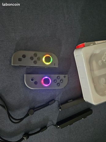 Joycon switch led rgb dragonne