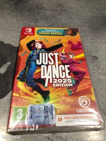 Just Dance 2025 Edition sur Nintendo switch et emballé