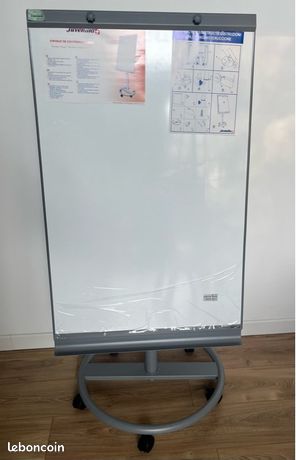 Juvenilia Chevalet de conférence mobile réglable et inclinable neuf