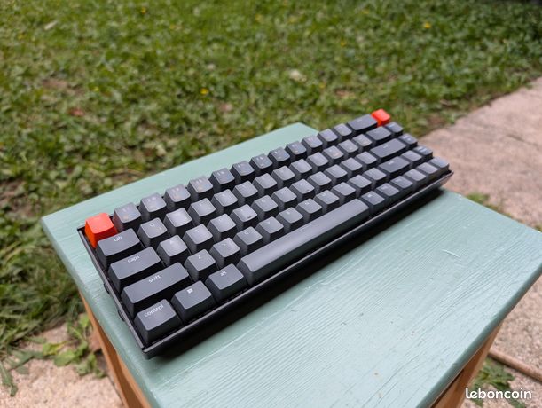 Keychron K6 Clavier Mécanique Sans Fil QWERTY Rétroéclairage Blanc