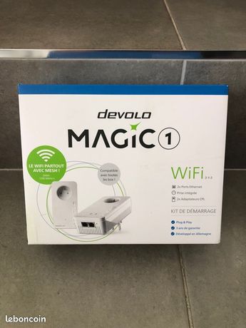 Kit 2 adaptateurs CPL Devolo Magic 1 WiFi Mesh