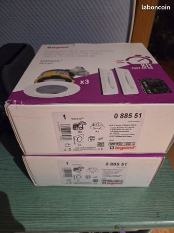 Kit 3 spots a led dimmable legrand