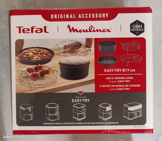 Kit 4 Accessoires XL Airfryer Moulinex Easy Fry