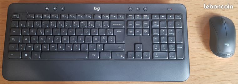Kit Clavier/Souris AZERTY sans fil Logitech MK540 quasi neuf