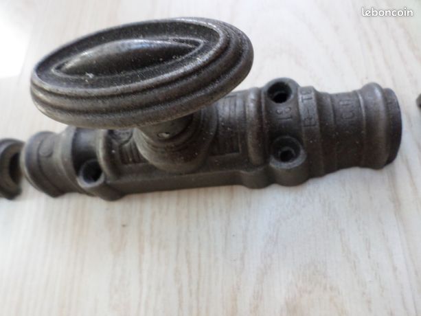 Kit de crémone en fonte noire