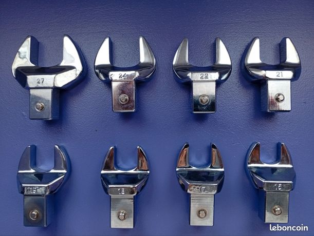 Kit d'embouts de fourches à clé dynamométrique