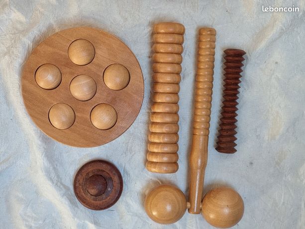 Kit de massage bois