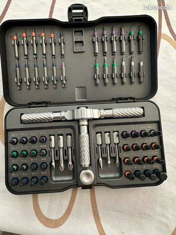 Kit de tournevis à cliquet 24-en-1 Magnétique et compact
