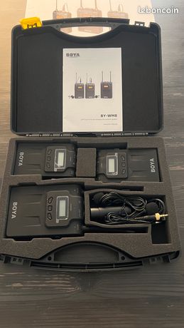 Kit Microphone Sans Fil UHF Boya BY-WM8