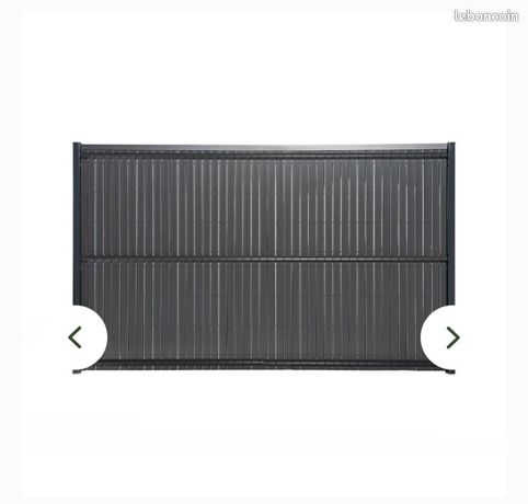 Kit occultant PVC Gris 7016 1m23