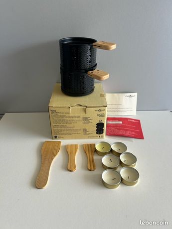Kit raclette à la bougie Cookut 2 personnes