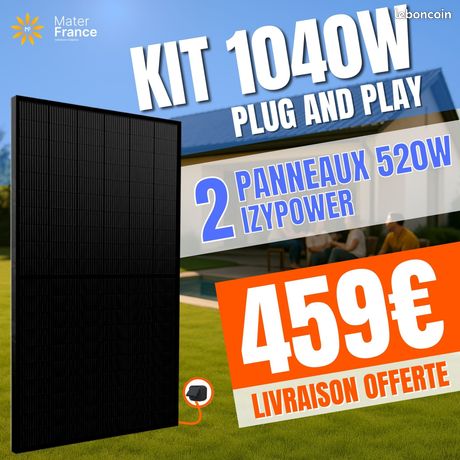 Kit solaire Plug & Play 1040W 449 livré