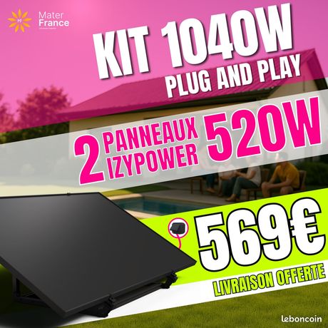 Kit solaire Plug & Play 1040W 559 livré
