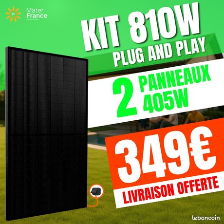 Kit solaire Plug & Play 810W 339 livré